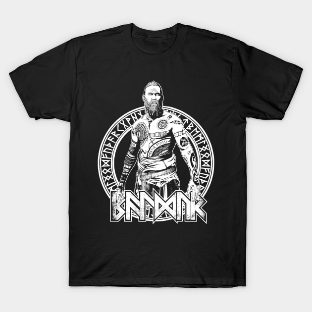 Baldur the Strangers b/w T-Shirt by svthyp